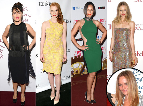 Salma Hayek, Jessica Chastain, Alicia Keys, Kate Bosworth Salma Hayek, Jessica Chastain, Alicia Keys, Kate Bosworth